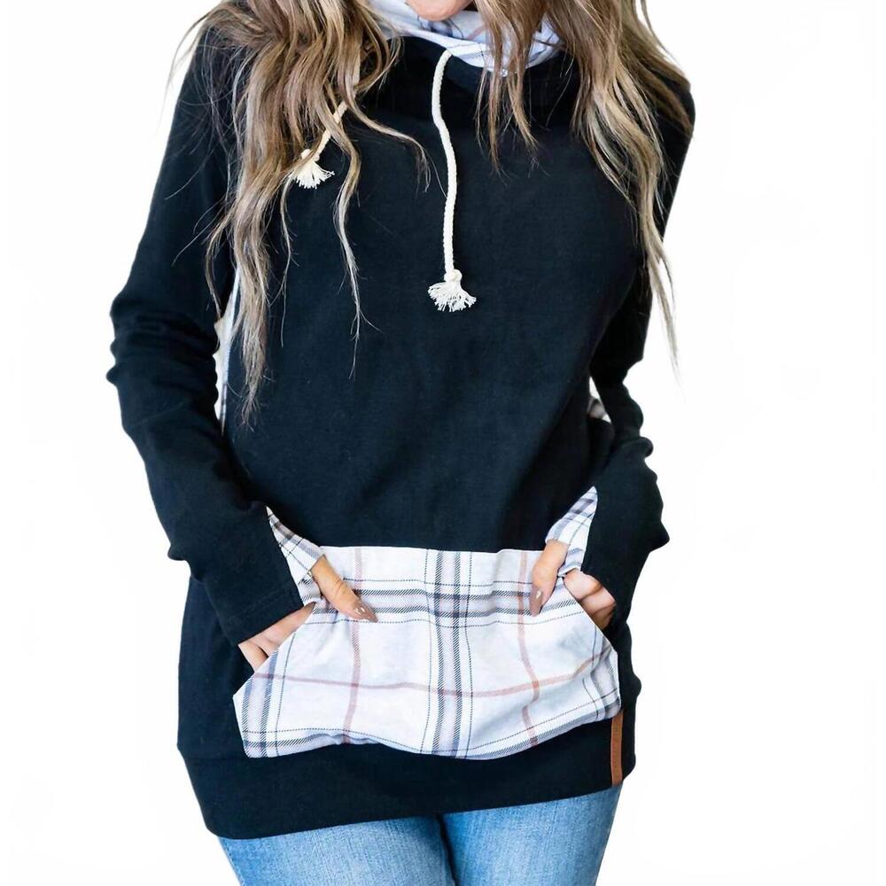NEW AMPERSAND AVE doublehood sweatshirt in date night